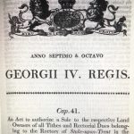 rel 18	St. Peter’s Stoke Rectory Act 1827.