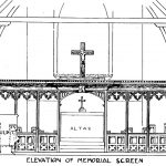 rel 10  Rood Screen in Penkhull Church 1st WW Memorial